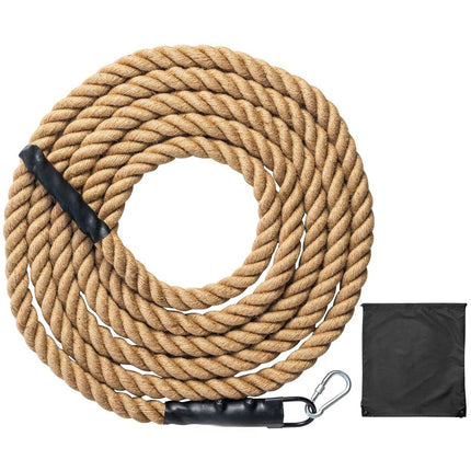 Gym Climbing Rope, 1.5 In x 25 Ft Jute, 500 lb