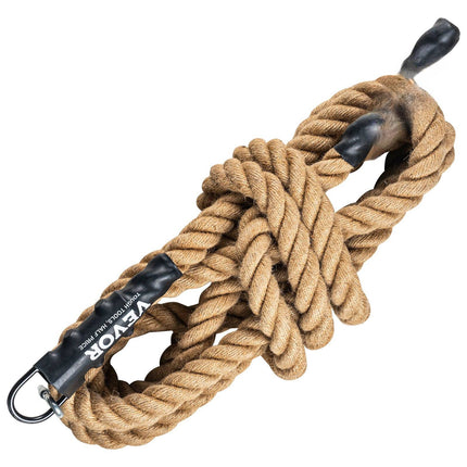 Gym Climbing Rope, 1.5 In x 25 Ft Jute, 500 lb