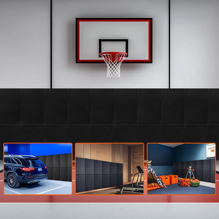Gym Wall Padding Mat 60 x 20 x 2 In, Waterproof