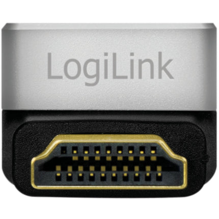 Adaptér HDMI 2.1, zahnutý 90°, 8K/60Hz, samec-samice