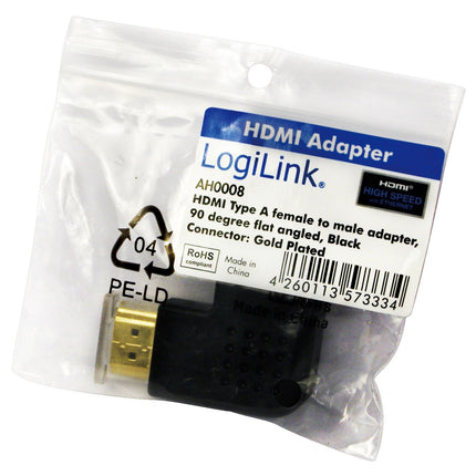 Úhlový adaptér HDMI Ha-Ho 90° 4K/30Hz