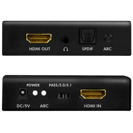 HDMI audio extraktor 2/5.1CH 4K ARC HDR SPDIF