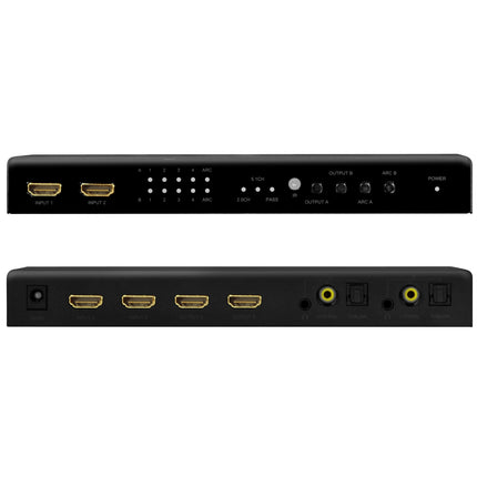 HDMI maticový přepínač 4K/60Hz ARC HDCP HDR CEC