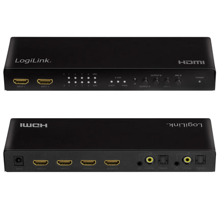 HDMI maticový přepínač 4K/60Hz ARC HDCP HDR CEC