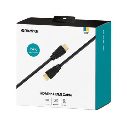 HDMI-Kabel Ha-Ha Schwarz 10,0 m
