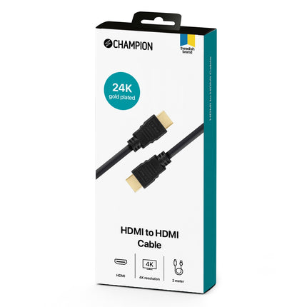 Kabel HDMI Ha-Ha 2.0m černý
