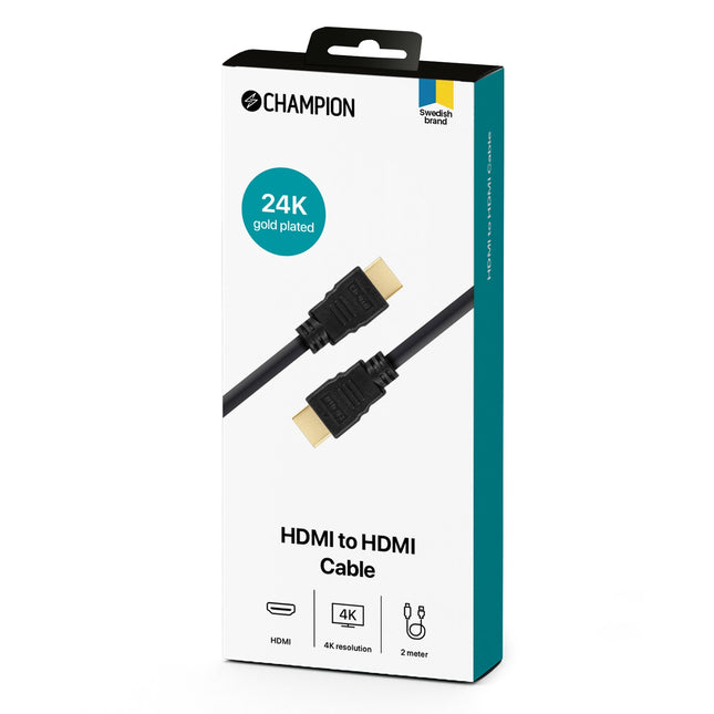 Kabel HDMI Ha-Ha 2.0m černý