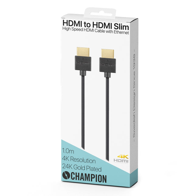 Kabel HDMI Ha-Ha SLIM 1.0m