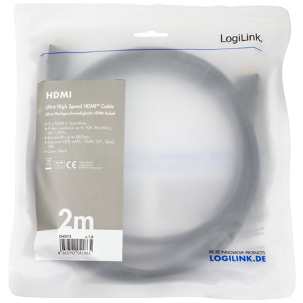HDMI kabel Ultra High Speed 8K/60 4K/120Hz 2m