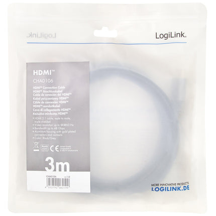 HDMI kabel Ultra High Speed 8K/60 4K/120Hz 3m