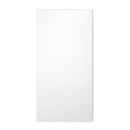 HDPE Plastic Sheet, 24 x 48 in, 1/2 in Thick, White