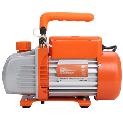 HVAC Vacuum Pump Kit, 1/5 HP 3.5 CFM, Gauge Set