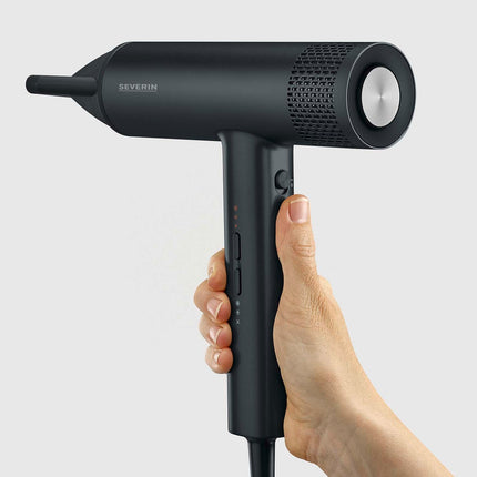 Hair Dryer 2000W, 3 Heat Settings, 2.8m Cord, Black