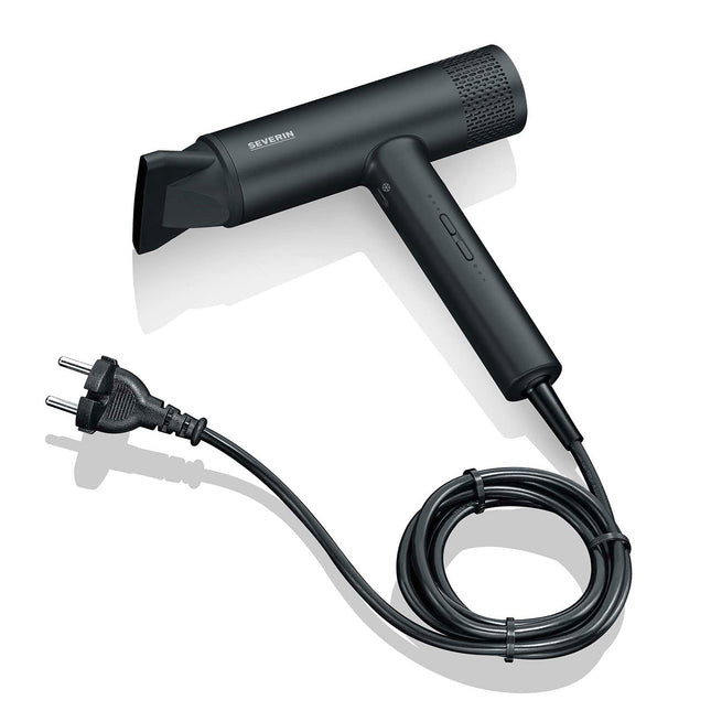 Fén na vlasy 2000W, 3 nastavení teploty, kabel 2.8m, černá