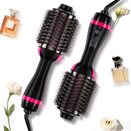 Hair Dryer Brush 4 in 1, 75 mm Oval Barrel, 1200W, 3 Heat Settings