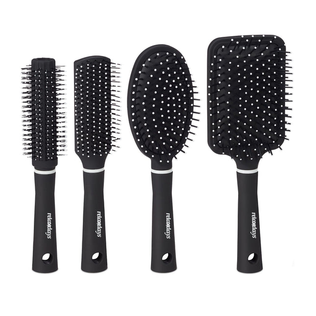 Haarborstel - set van 4