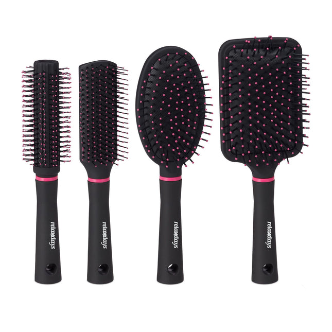 Haarborstel - set van 4