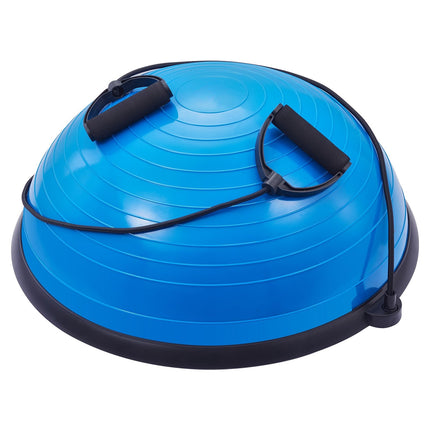 Half Exercise Ball Balance Trainer, 23-Inch, Bands, Pump