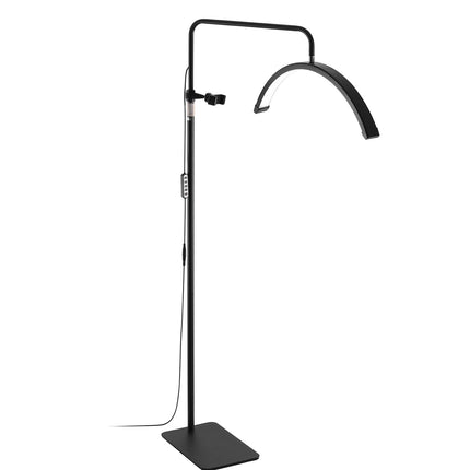 Half Moon Lash Floor Lamp, 23 Inch Dimmable LED, Remote