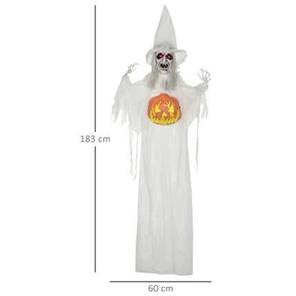 Halloween Ghost Decoration with Motion Sensor & LED Lights