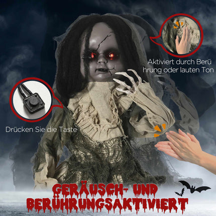 Halloween Ghost Decoration with Motion Sensor and Sound