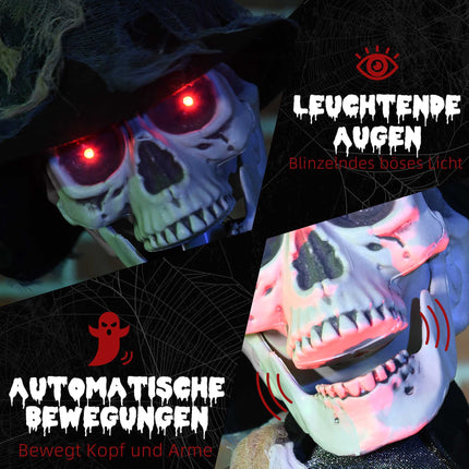 Halloween Ghost Decoration with Sound & Motion Sensor
