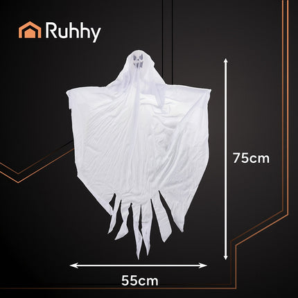 Halloweenští závěsní duchové, sada 3 ks, 75 cm