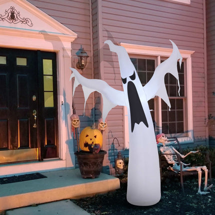 Halloween Inflatable Ghost with LED Lights, 1.8m Tall