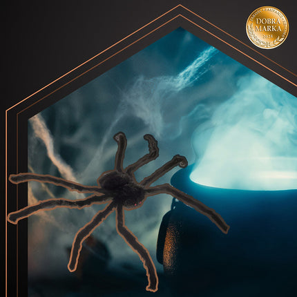 Halloween Spider Decoration, 50cm, Black, Flexible Legs
