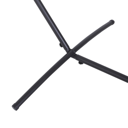 Metal hammock with hooks - 280 x 120 x 110 cm, 120 kg capacity