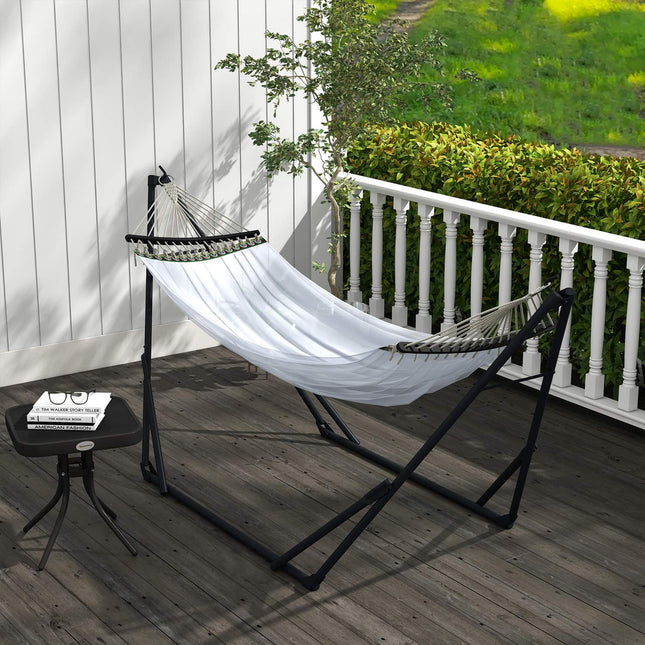 Hangmatframe, Hangstoelframe, Hangmatstandaard Met Hangmat, Draagtas, Draagvermogen Tot 120 Kg, Staal