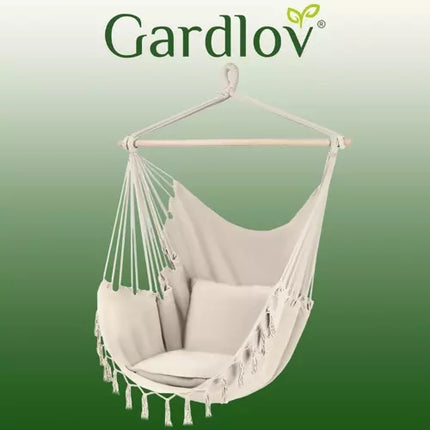 Houpací síť - brazilské křeslo béžová Gardlov 20938