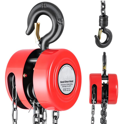 Hand Chain Hoist 1 Ton, 3 m Lift, Alloy Steel