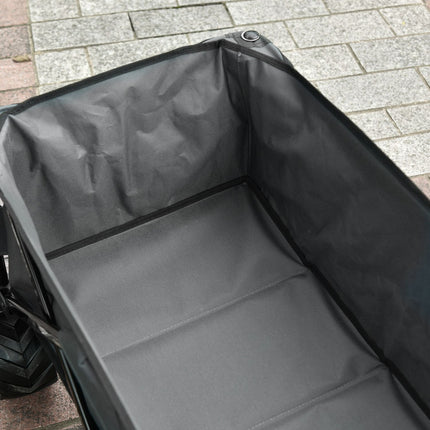 Skládací zahradní vozík s 360° otočnými kolečky, nosnost 20 kg