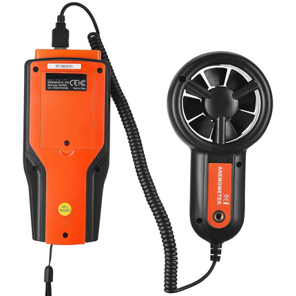 Handheld Anemometer with Split Vane, CFM, 14-140F, Backlit