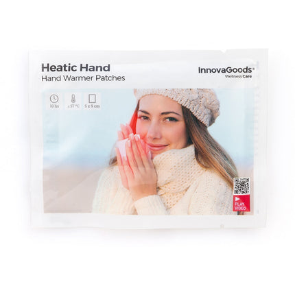 Hřejivé náplasti na ruce Heatic Hand InnovaGoods 10 ks
