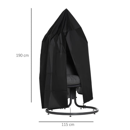 Waterproof hanging chair cover, 210D Oxford, outdoor use
