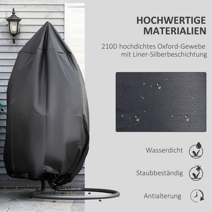 Waterproof hanging chair cover, 210D Oxford, outdoor use
