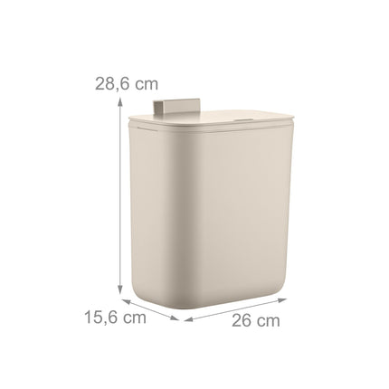 Závěsný kuchyňský koš, 9L – kompaktní odpadkový koš