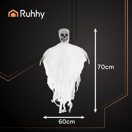 Závěsná dekorace kostra, 70 cm, halloweenská dekorace
