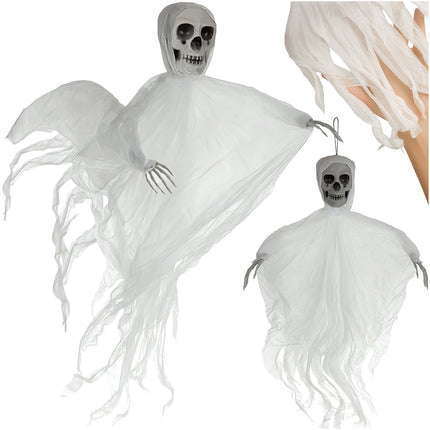 Závěsná dekorace kostra, 70 cm, halloweenská dekorace
