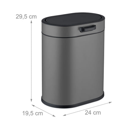 Závěsný odpadkový koš 5L s výklopným víkem do kuchyně a koupelny