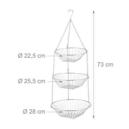 Hanging basket 3 levels