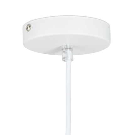 Závěsná lampa látková s křišťály