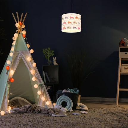 Závěsná lampa do dětského pokoje auta