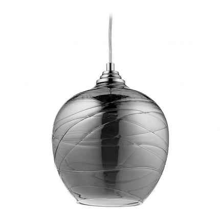 Závěsná lampa se skleněným stínidlem
