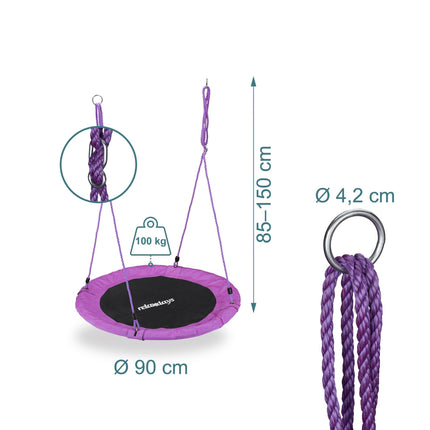 Závěsná houpačka 90 cm