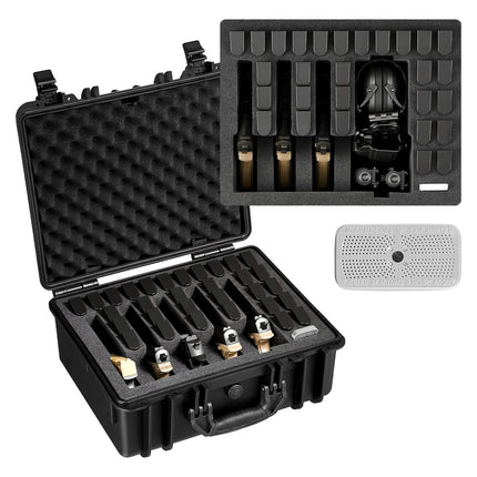 Hard Pistol Case, IP67 Waterproof, Custom Foam, TSA