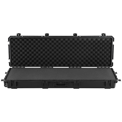 Hard Rifle Case, Lockable, Pre-Cut Foam, IP67, Wheeled