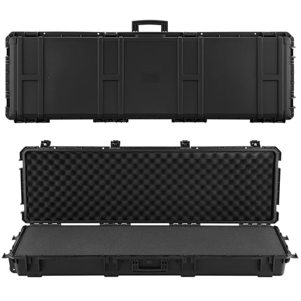 Hard Rifle Case, Lockable, Pre-Cut Foam, IP67, Wheeled